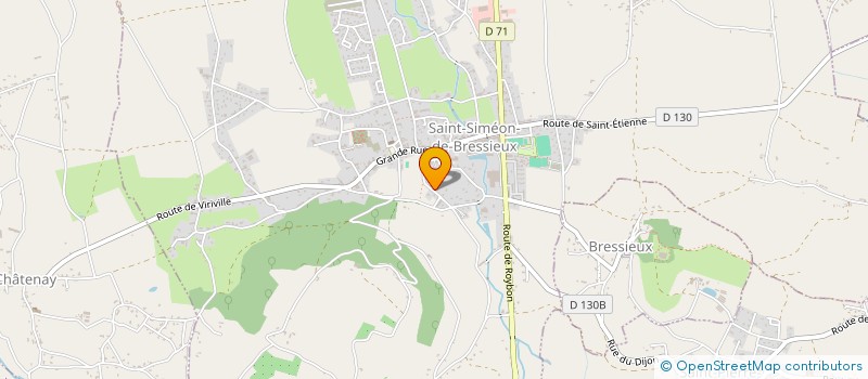 localisation de l'entreprise MONSIEUR GERARD REVOL à SAINT-SIMEON-DE-BRESSIEUX