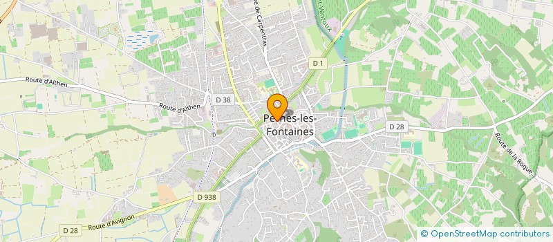 localisation de l'entreprise MONSIEUR GERARD REYMOND  LA ROQUE-SUR-PERNES