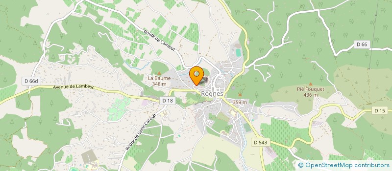 localisation de l'entreprise MONSIEUR GERARD REYNIER à ROGNES
