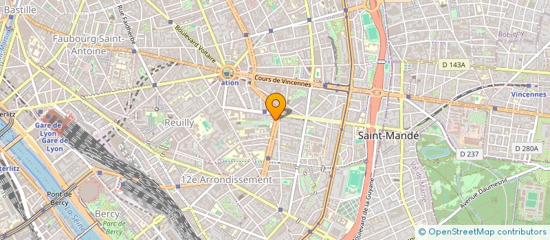 localisation de l'entreprise MONSIEUR GERARD REYRE  PARIS