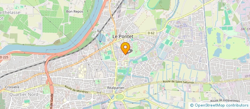 localisation de l'entreprise MONSIEUR GERARD RIAS  LE PONTET