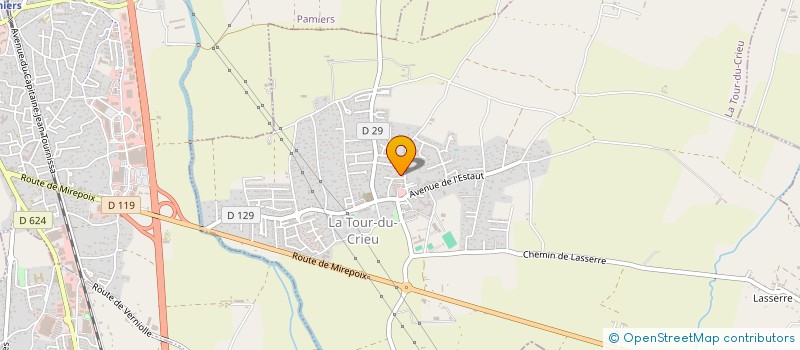 localisation de l'entreprise MONSIEUR GERARD RIBIERO à LES PUJOLS