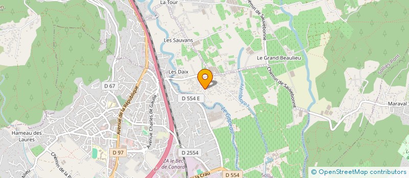 localisation de l'entreprise MONSIEUR GERARD RICCA à SOLLIES-VILLE