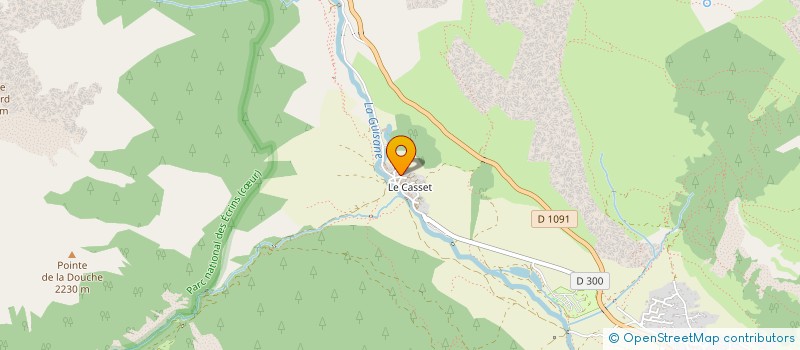 localisation de l'entreprise MONSIEUR GERARD RICHIER  LE MONETIER-LES-BAINS