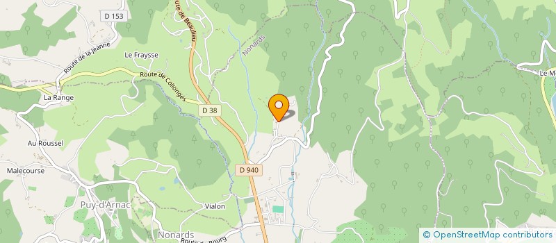 localisation de l'entreprise MONSIEUR GERARD RIGAL  NONARDS