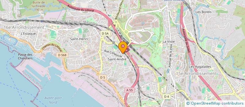 localisation de l'entreprise MONSIEUR GERARD RIGAT à MARSEILLE