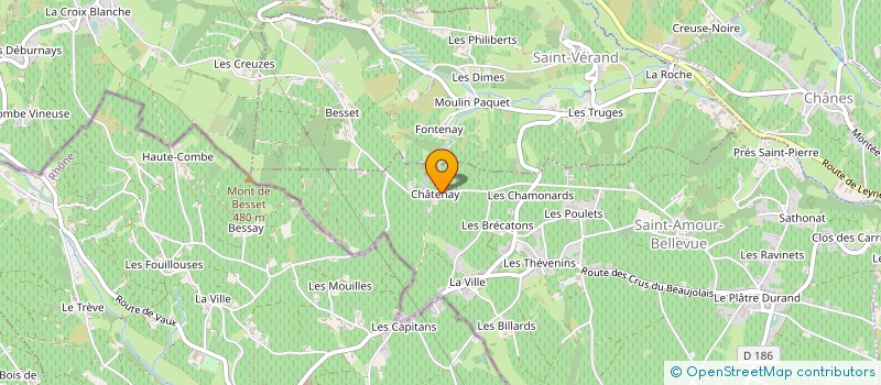 localisation de l'entreprise MONSIEUR GERARD RIHN  SAINT-VERAND