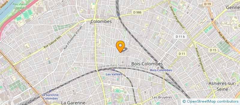 localisation de l'entreprise MONSIEUR GERARD ROBERT GUERIT à COLOMBES