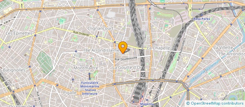 localisation de l'entreprise MONSIEUR GERARD ROBIN  PARIS