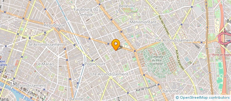 localisation de l'entreprise MONSIEUR GERARD ROCHE  PARIS