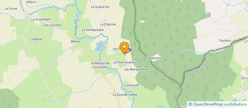 localisation de l'entreprise MONSIEUR GERARD RODARO à SAINT-GERMAIN-DE-LA-COUDRE