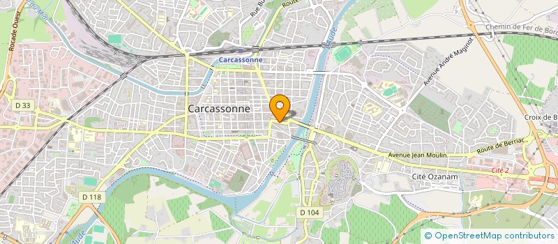 localisation de l'entreprise MONSIEUR GERARD RODRIGUEZ à CARCASSONNE