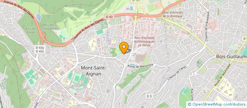 localisation de l'entreprise MONSIEUR GERARD RODRIGUEZ à MONT-SAINT-AIGNAN