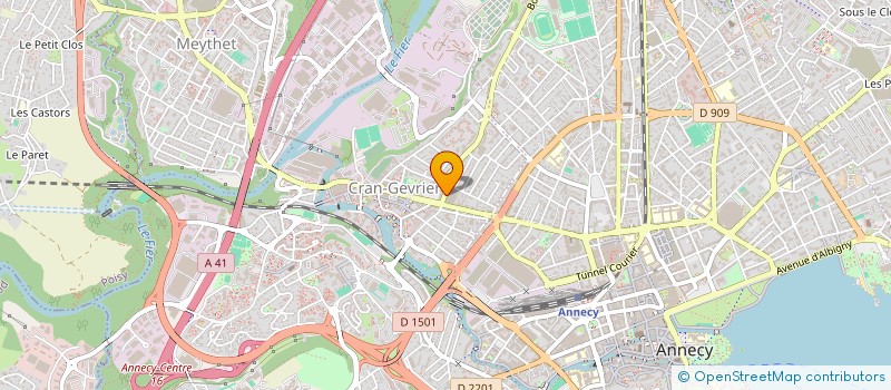 localisation de l'entreprise MONSIEUR GERARD ROFFAT à ANNECY