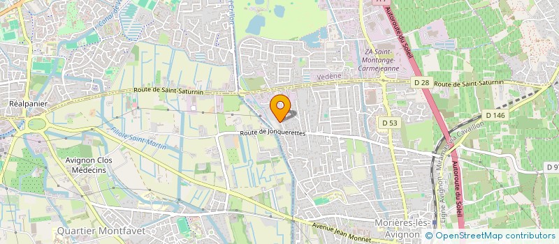 localisation de l'entreprise MONSIEUR GERARD ROIGNAU  MORIERES-LES-AVIGNON
