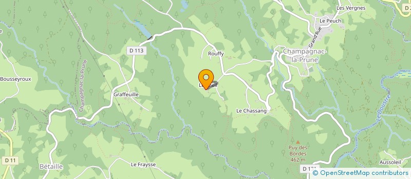 localisation de l'entreprise MONSIEUR GERARD ROLLAND à ARGENTAT-SUR-DORDOGNE