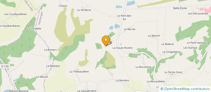 localisation de l'entreprise MONSIEUR GERARD RONCIN  HARDANGES