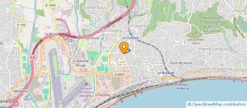 localisation de l'entreprise MONSIEUR GERARD RONDEL à CANNES