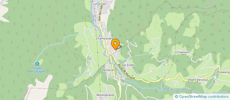 localisation de l'entreprise MONSIEUR GERARD RONNELLE  THONES