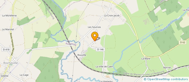 localisation de l'entreprise MONSIEUR GERARD ROSE  NEGREVILLE