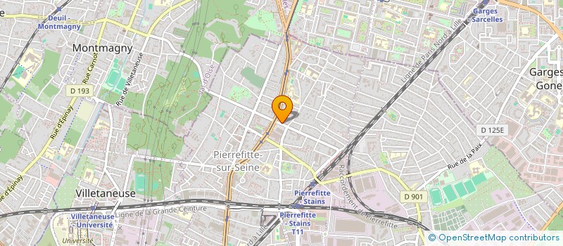 localisation de l'entreprise MONSIEUR GERARD ROUAULT à PIERREFITTE-SUR-SEINE