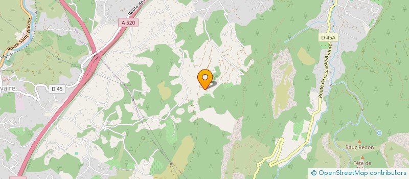 localisation de l'entreprise MONSIEUR GERARD ROUBAUD  AURIOL