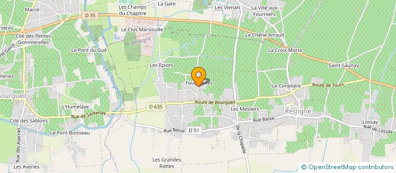 localisation de l'entreprise MONSIEUR GERARD ROUCHER  SAINT-NICOLAS-DE-BOURGUEIL