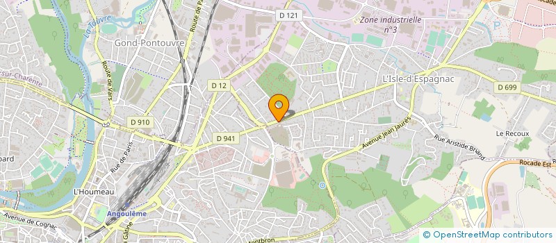localisation de l'entreprise MONSIEUR GERARD ROUFFARTE  L'ISLE-D'ESPAGNAC