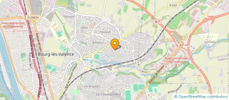 localisation de l'entreprise MONSIEUR GERARD ROUGON à BOURG-LES-VALENCE