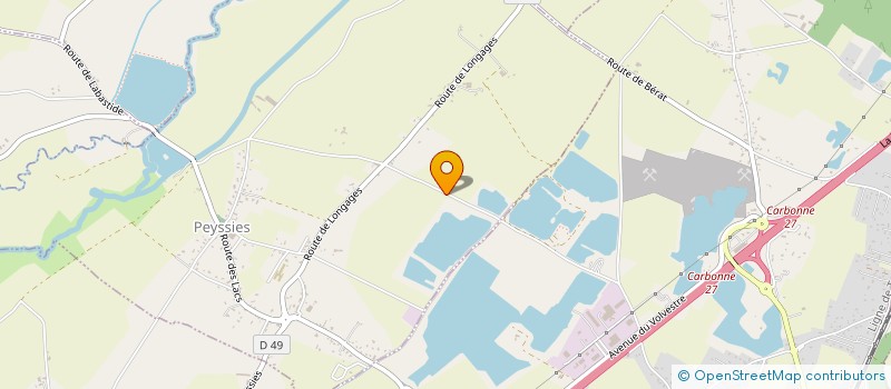 localisation de l'entreprise MONSIEUR GERARD ROUJAS  PEYSSIES