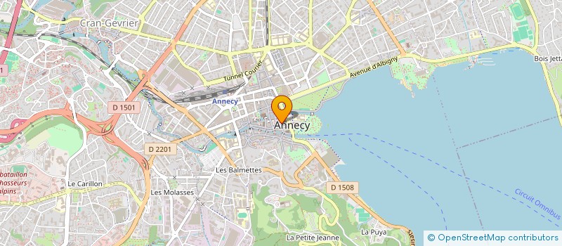 localisation de l'entreprise MONSIEUR GERARD ROULLEAU à ANNECY