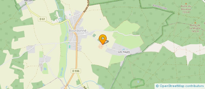 localisation de l'entreprise MONSIEUR GERARD ROUSSEAU  BOURDONNE