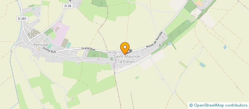 localisation de l'entreprise MONSIEUR GERARD ROUSSEL  SAINT MAURICE D'ETELAN