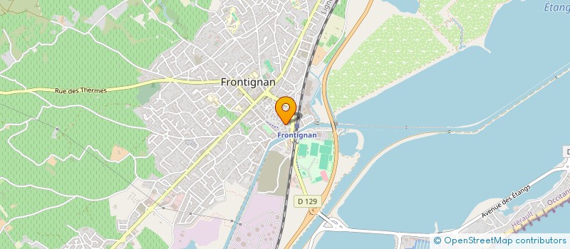 localisation de l'entreprise MONSIEUR GERARD ROUVIER à FRONTIGNAN