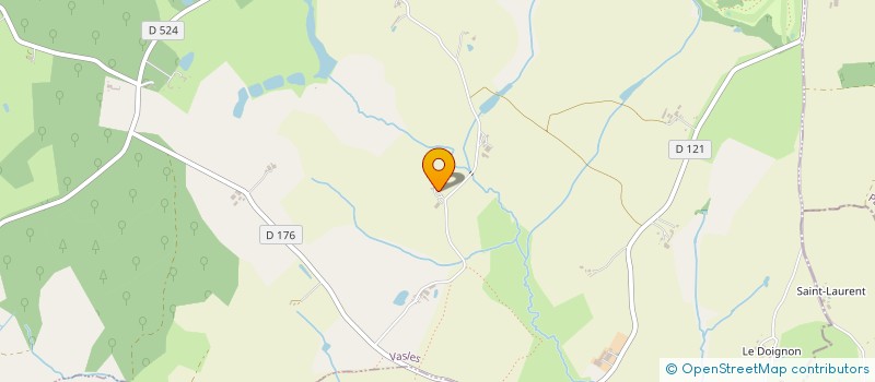 localisation de l'entreprise MONSIEUR GERARD ROUVREAU  VASLES