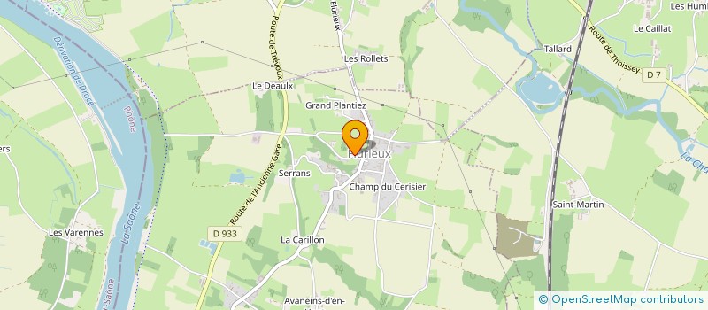 localisation de l'entreprise MONSIEUR GERARD ROUX à MOGNENEINS
