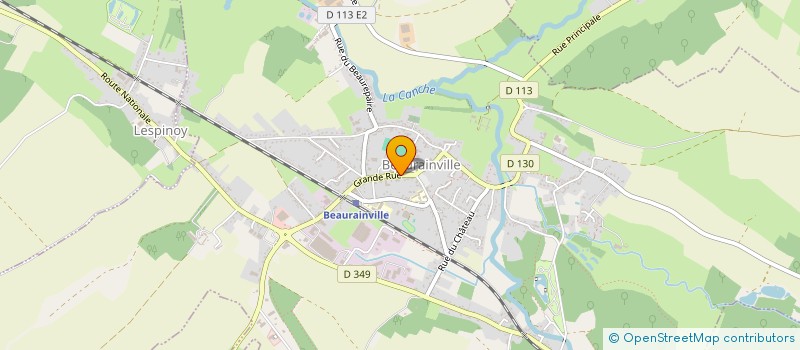 localisation de l'entreprise MONSIEUR GERARD ROUZE  BEAURAINVILLE