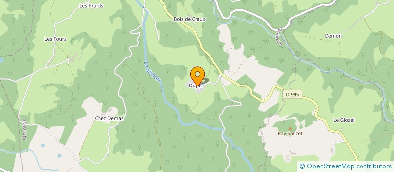 localisation de l'entreprise MONSIEUR GERARD ROUZEYROL à CHATEL-MONTAGNE