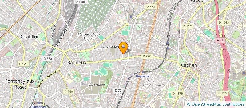 localisation de l'entreprise MONSIEUR GERARD ROVERI à BAGNEUX