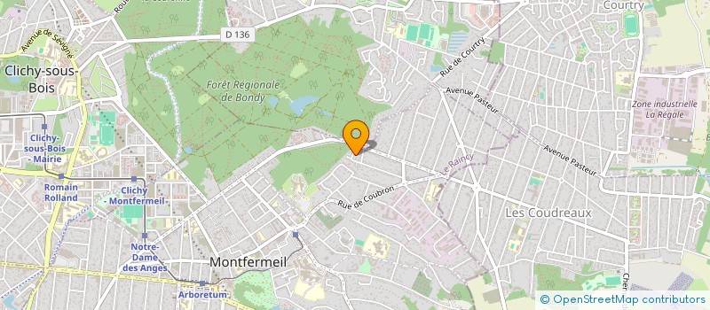 localisation de l'entreprise MONSIEUR GERARD ROVILLE  MONTFERMEIL