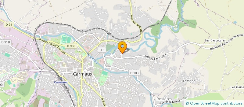 localisation de l'entreprise MONSIEUR GERARD ROYER  BLAYE-LES-MINES