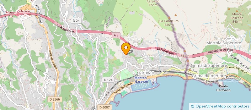 localisation de l'entreprise MONSIEUR GERARD RUBIANO  MENTON