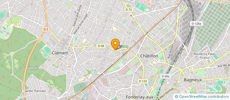 localisation de l'entreprise MONSIEUR GERARD RUFFINO à CHATILLON