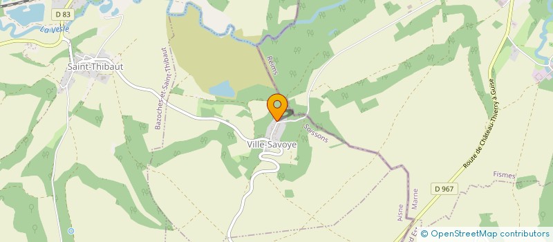 localisation de l'entreprise MONSIEUR GERARD RUFFY  AUGY