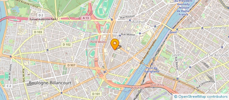 localisation de l'entreprise MONSIEUR GERARD RUL  PARIS