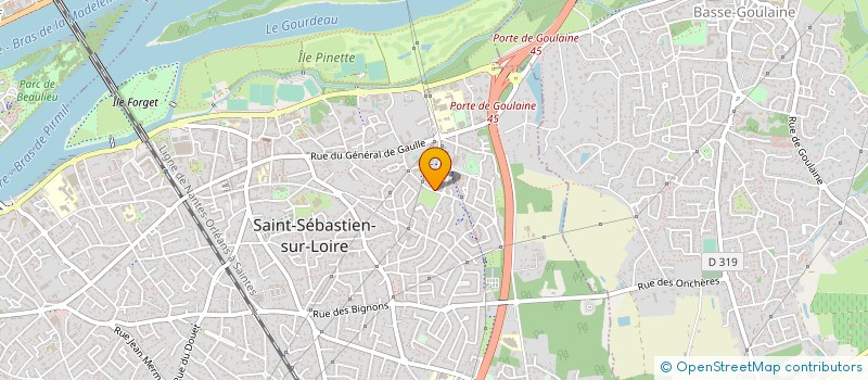 localisation de l'entreprise MONSIEUR GERARD RUSSO  SAINT-SEBASTIEN-SUR-LOIRE