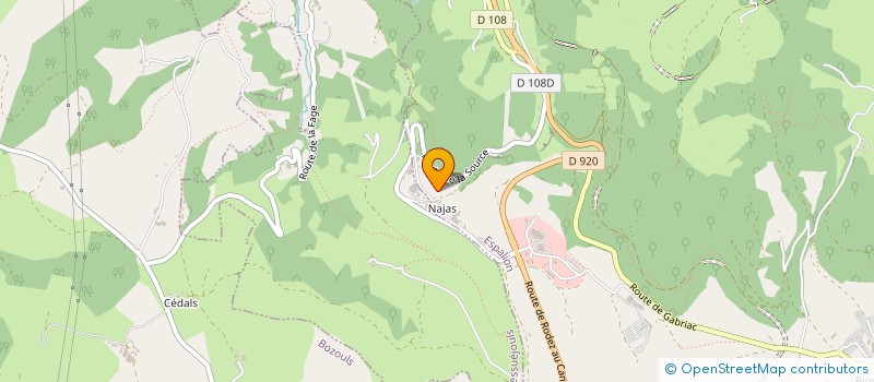 localisation de l'entreprise MONSIEUR GERARD SABY  BESSUEJOULS