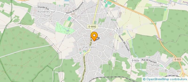 localisation de l'entreprise MONSIEUR GERARD SACHETTI  LUZARCHES