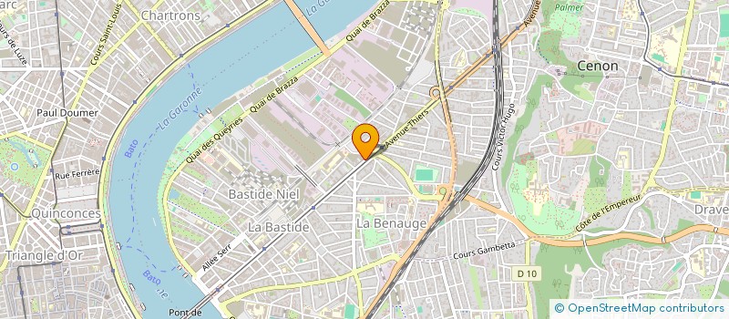 localisation de l'entreprise MONSIEUR GERARD SAHUQUET  BORDEAUX