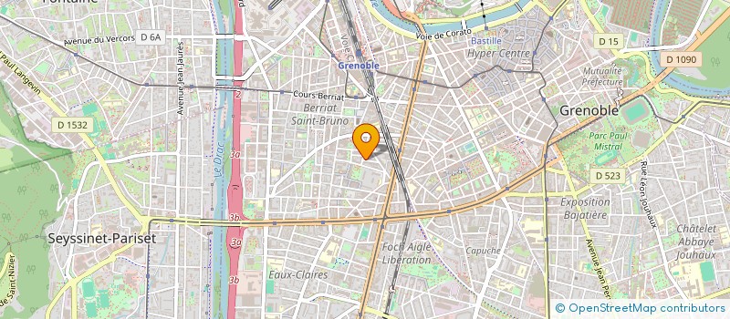 localisation de l'entreprise MONSIEUR GERARD SAIAG  GRENOBLE